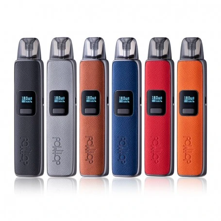 Dotmod DotPod Pro 35W 佩特里皮革開放式注油主機套裝(1000mAh大電池/OLED螢幕/可調氣流/防漏空倉)