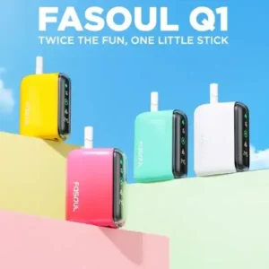 Fasoul Q1 二回機二次加熱菸主機|適用 TEREA/SENTIA 煙彈 5色可選|日本原裝進口 1支菸彈抽2次 側邊LCD螢幕 71g輕量隨行